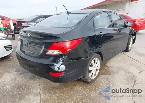 2012 Hyundai Accent Gls z USA, uszkodzony, nr VIN KMHCU4AE1CU263416